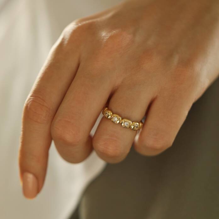 Sıralı Rose Yüzük - 2