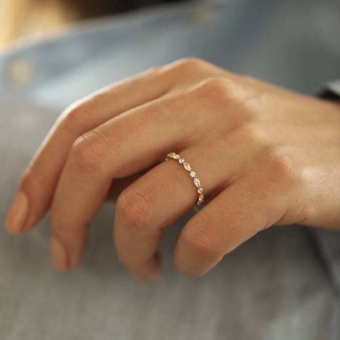 Sıralı Taşlı Yüzük - 1