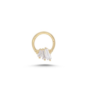 Sıralı Üç Trapez Helix Piercing - Alen