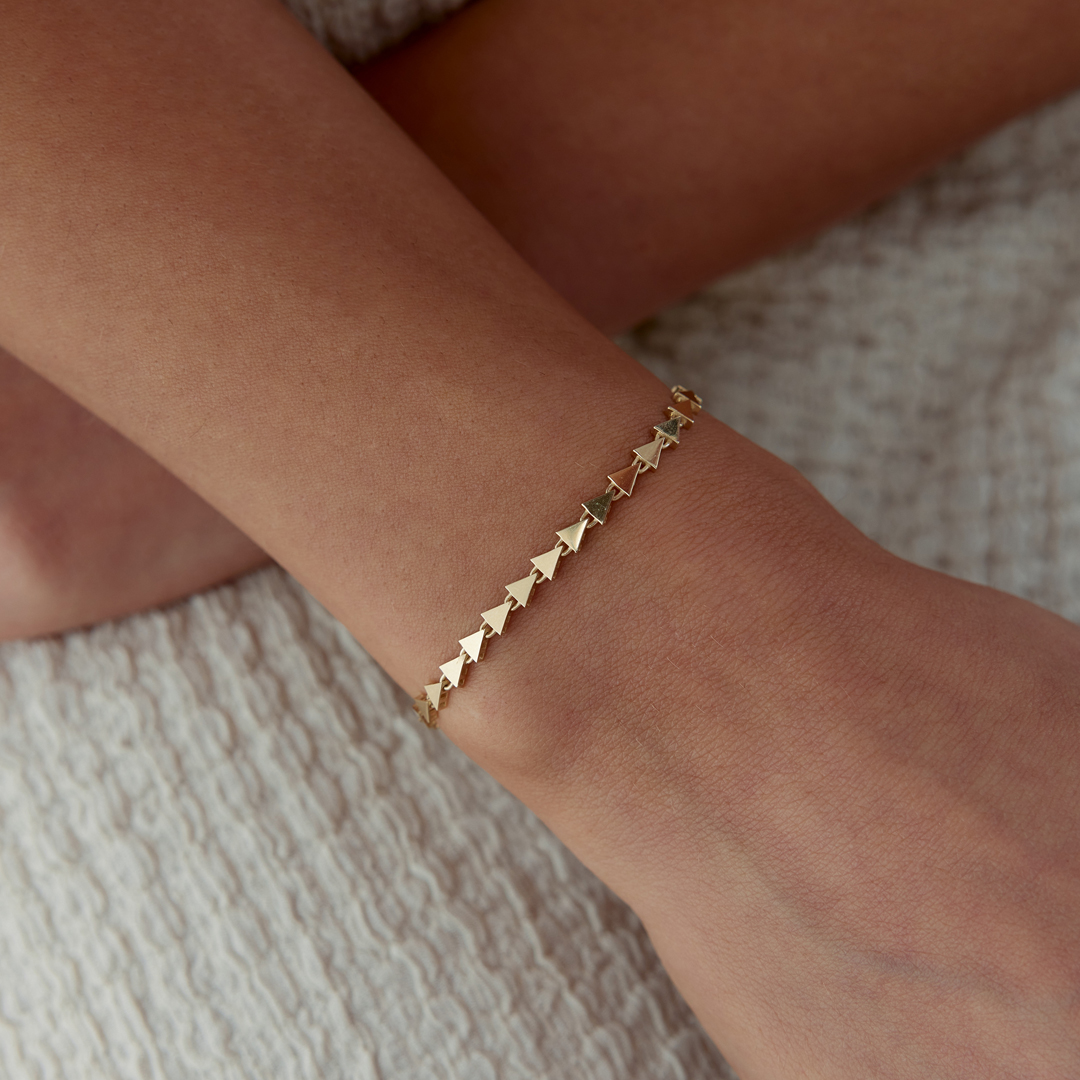 Sıralı Üçgen Bileklik - 2