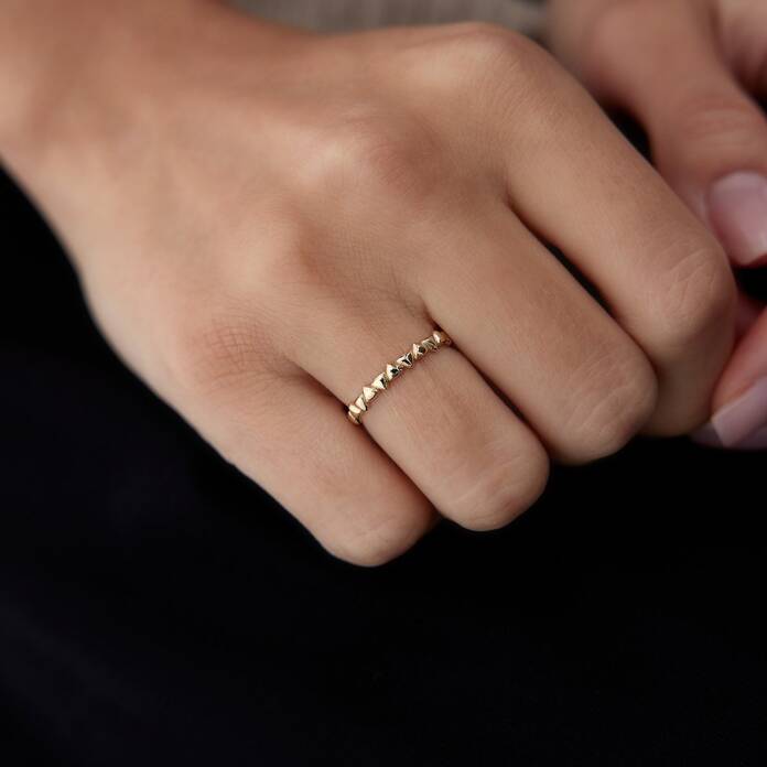 Sıralı Üçgen Yüzük - 2