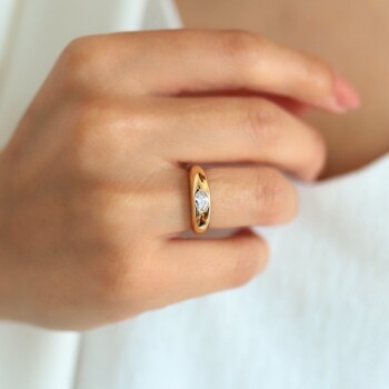 Sıvama Bombe Yüzük - Alen