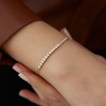 Sıvama Su Yolu Minimal Bileklik - Koçak