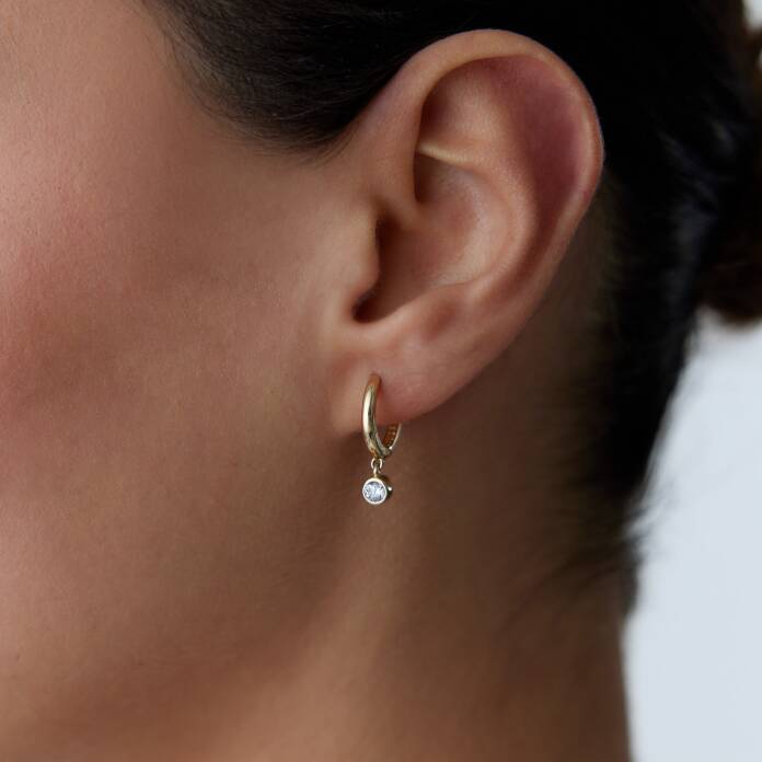 Sıvama Tektaş Küpe - 1