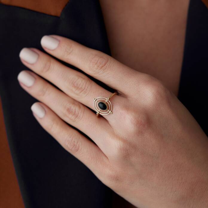 Siyah Compass Yüzük - 1