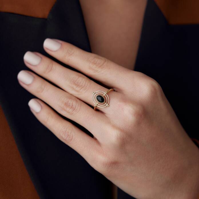 Siyah Compass Yüzük - 2