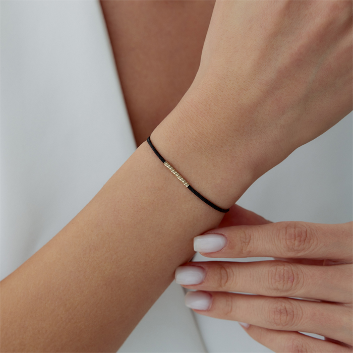 Siyah İpli Kalem Bileklik - 1