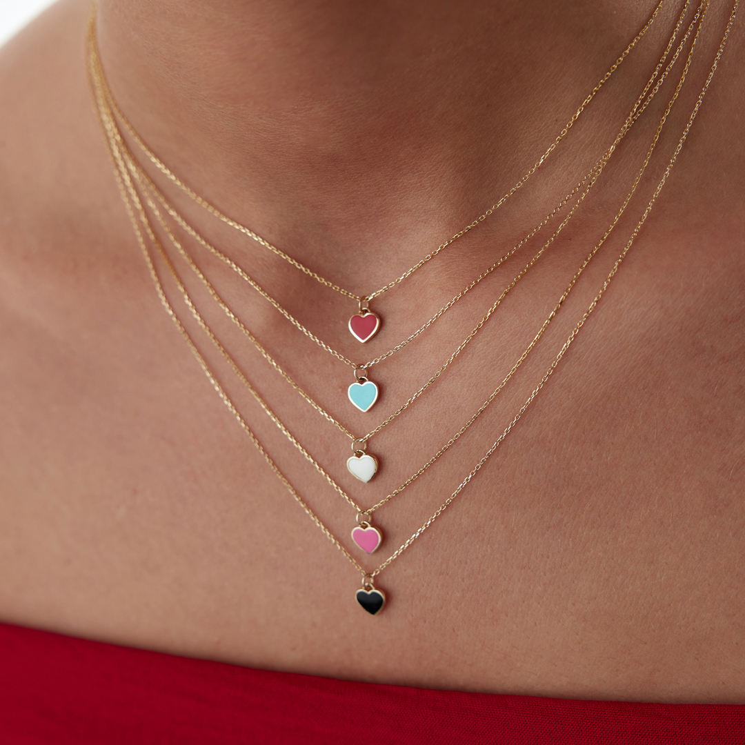 Siyah Kalp Kolye - 3