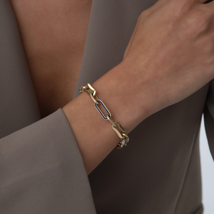 Siyah Mineli Ataç Bileklik - Koçak (1)