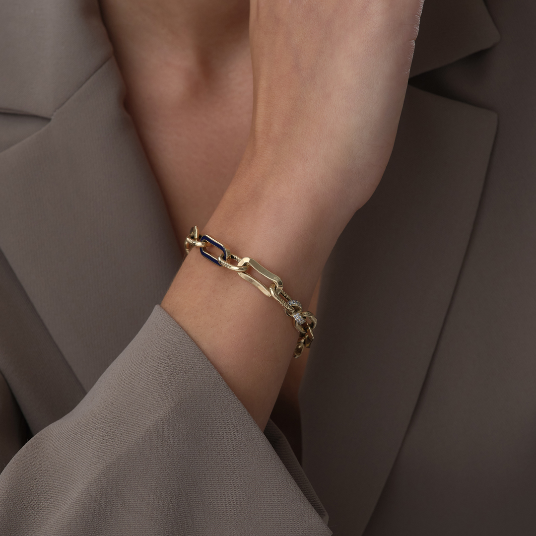 Siyah Mineli Ataç Bileklik - 3