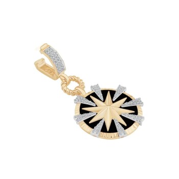 Siyah Mineli Yıldız Charm - Ema (1)