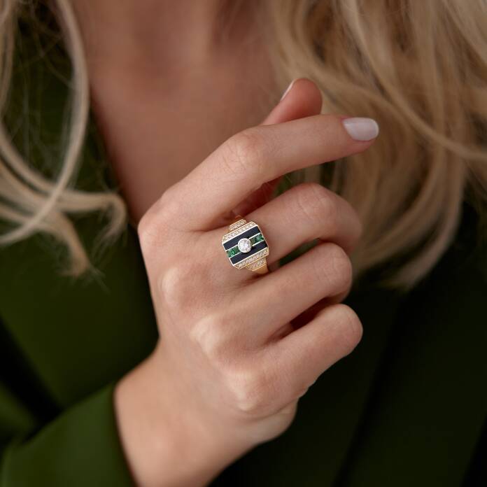 Siyah Shield Yüzük - 2