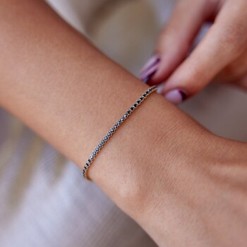 Siyah Su Yolu Bileklik - Cemart