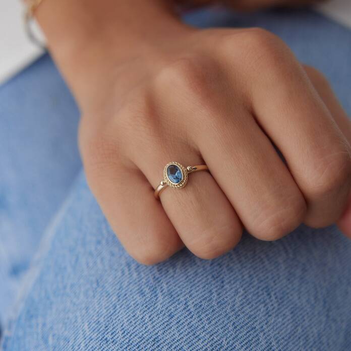 Sky Blue Yüzük - 1