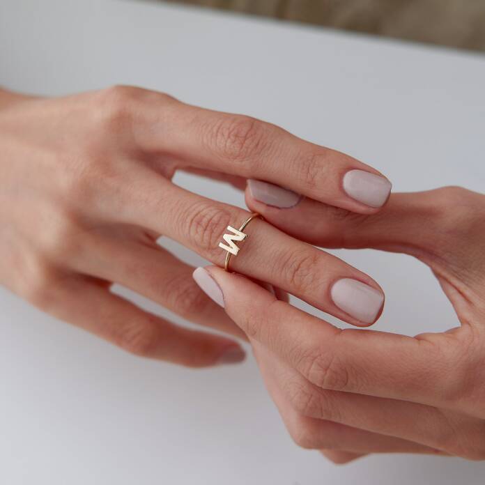 Slim Harf Yüzük - 2