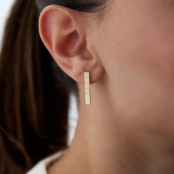 Slim Kapsül Küpe - Koçak