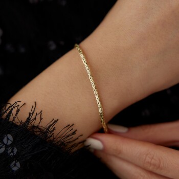 Slim Kral Zinciri Bileklik - Mieoro