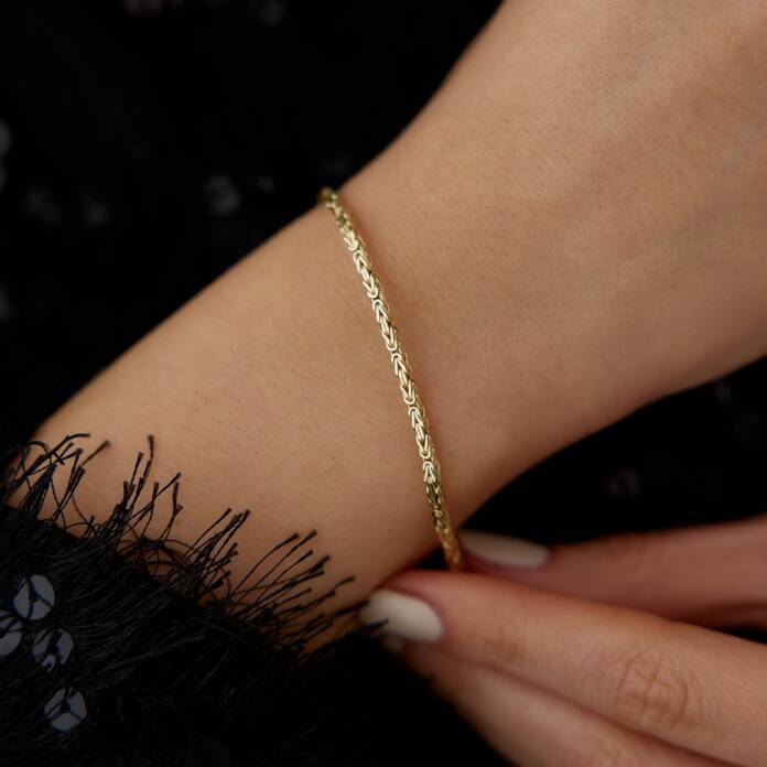 Slim Kral Zinciri Bileklik - 1