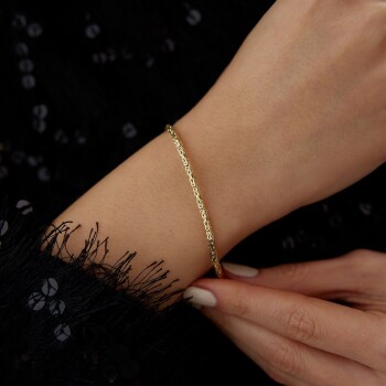 Slim Kral Zinciri Bileklik - Mieoro (1)