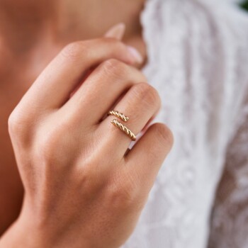 Slim Labirent Yüzük - Rayna