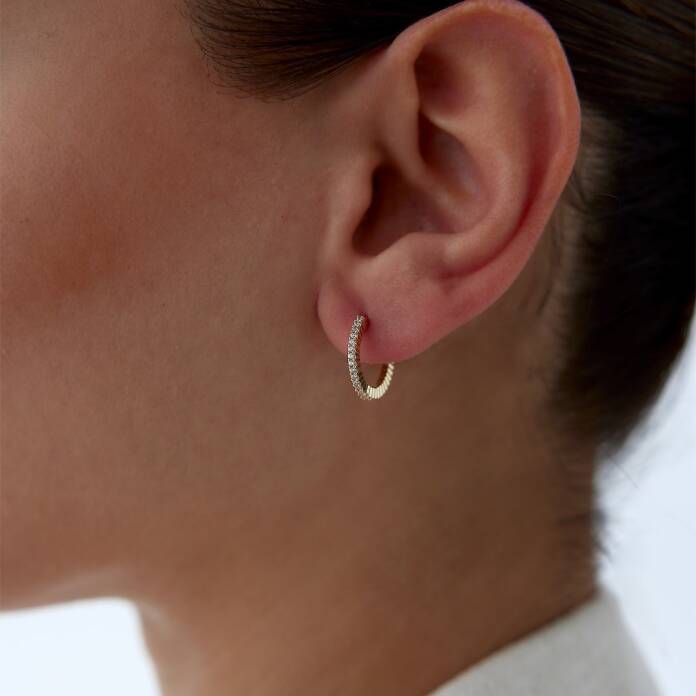 Slim Meis Yarımtur Küpe - 1