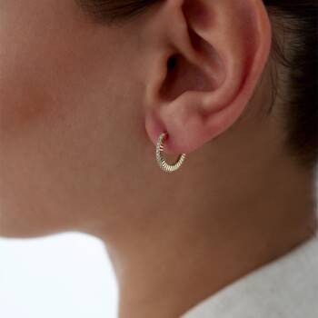 Slim Meis Yarımtur Küpe - Arax (1)