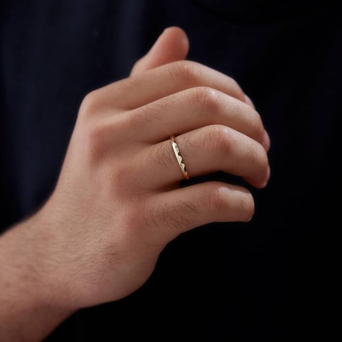 Slim Prizma Erkek Alyans - 2