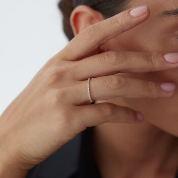 Slim Yarımtur Yüzük - 1