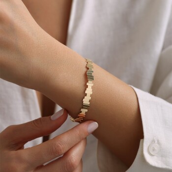 Slim Zigzag Kelepçe - Melike