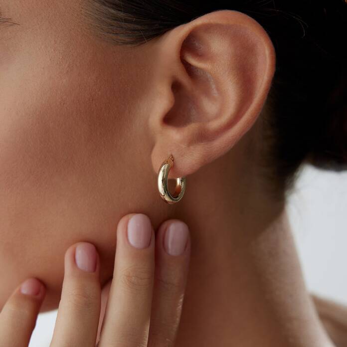 Small 4mm Bombe Halka Küpe - 3