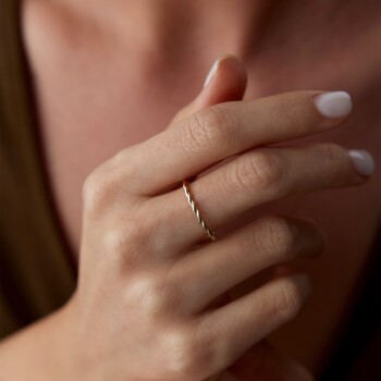 Small Burgu Yüzük - Cemart