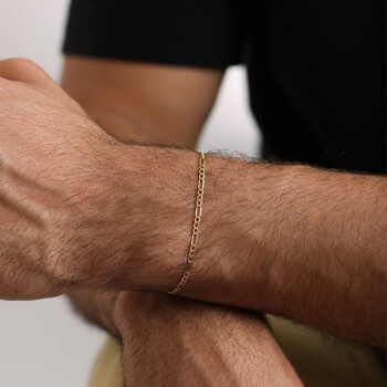 Small Figaro Zincir Erkek Bileklik - İstor