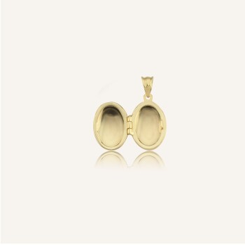 Small Oval Kapaklı Kolye Ucu - Koçak (1)