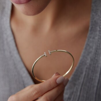 Small Taşlı T Kelepçe - Ador (1)