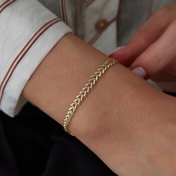 Small V Başak Bileklik - Milan