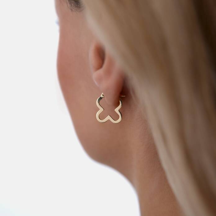 Small Yonca Halka Küpe - 2