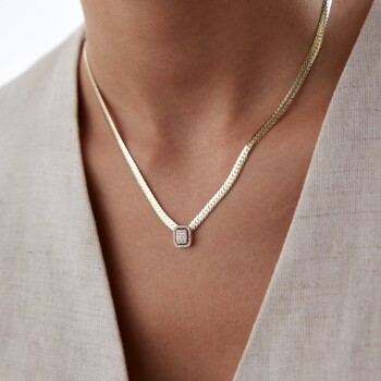 Snake Baget Kolye - Rayna (1)