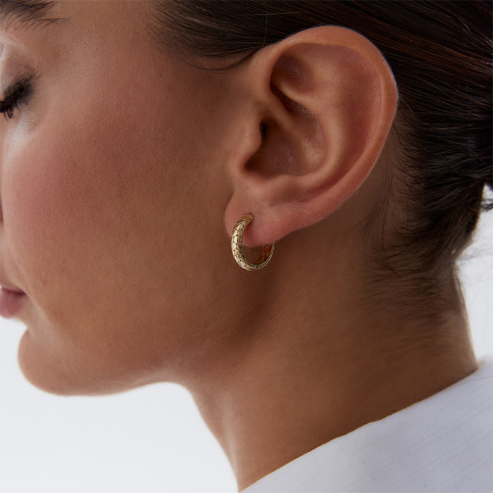 Snake Halka Küpe - Rayna (1)