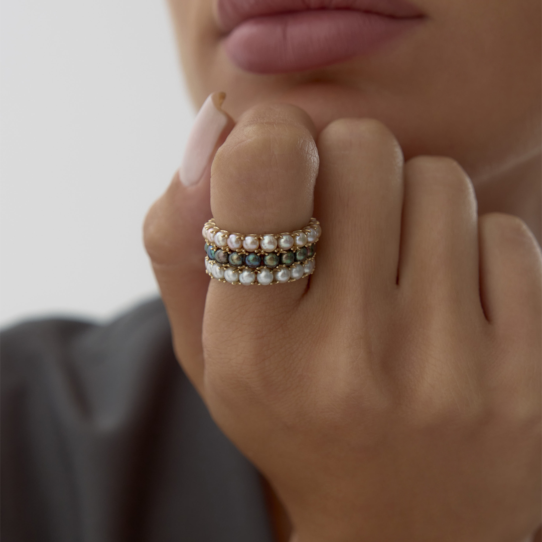 Soft White Pearl Yüzük - 2