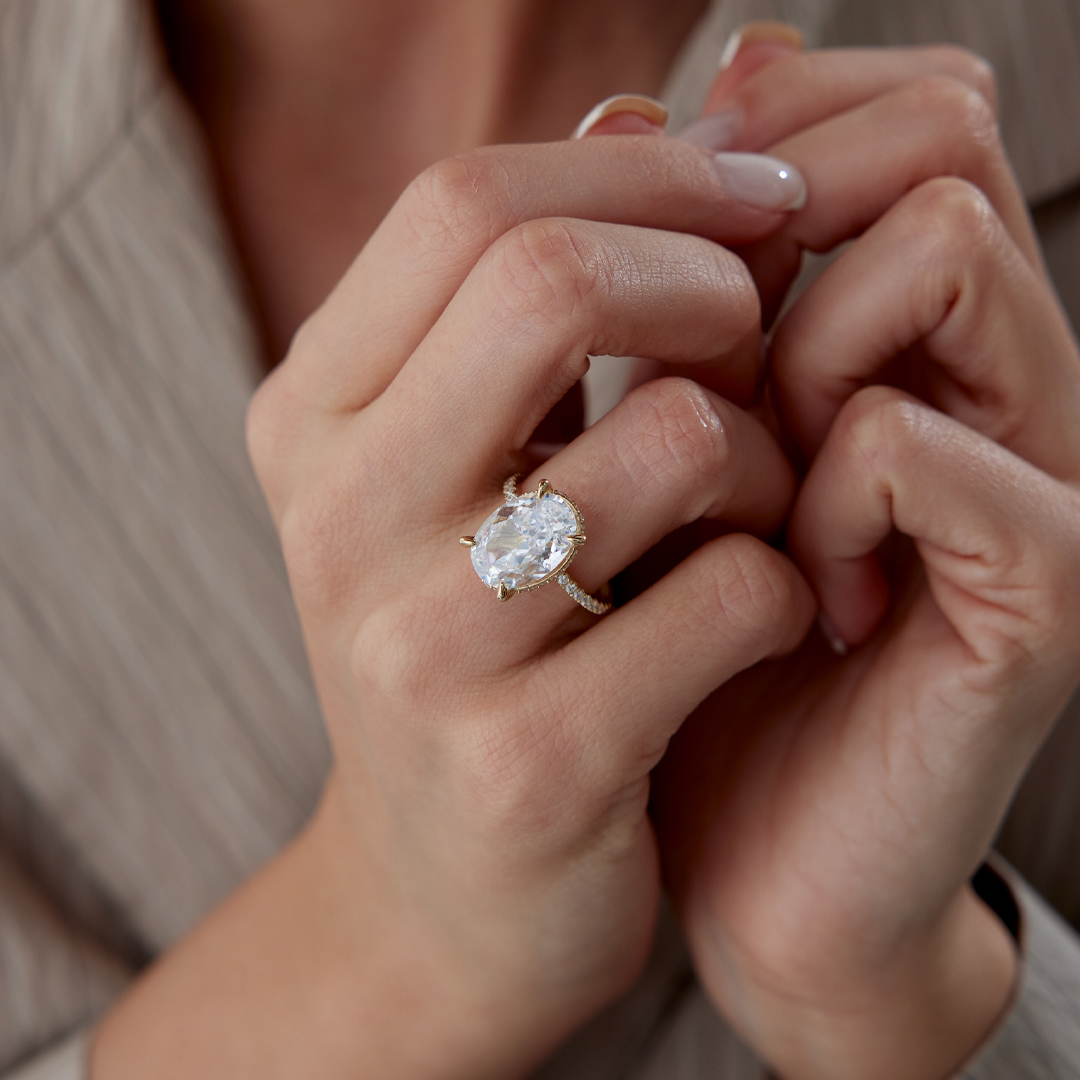 Sole Yarımtur Tektaş Yüzük - 3