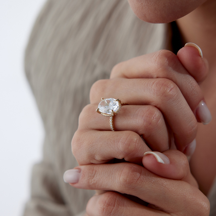 Sole Yarımtur Tektaş Yüzük - Sardes (1)