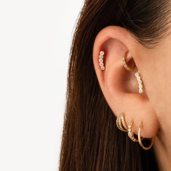 Solucan Tragus Piercing - 2