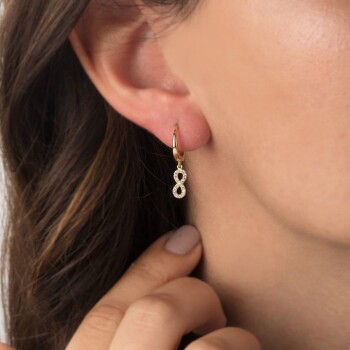 Sonsuzluk Sallantılı Küpe - CNR