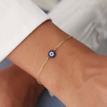 Sosyete Göz Minimal Bileklik - Rayna