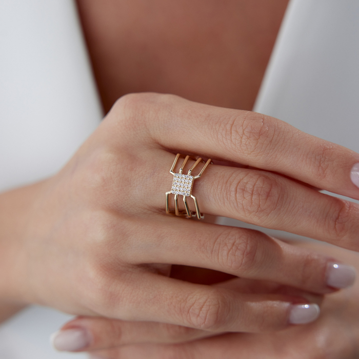 Spider Gold Yüzük - Alen (1)