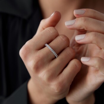 Spiral Tırnak Tamtur Yüzük - Koşun