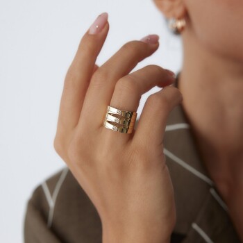 Spiry Bold Yüzük - 3