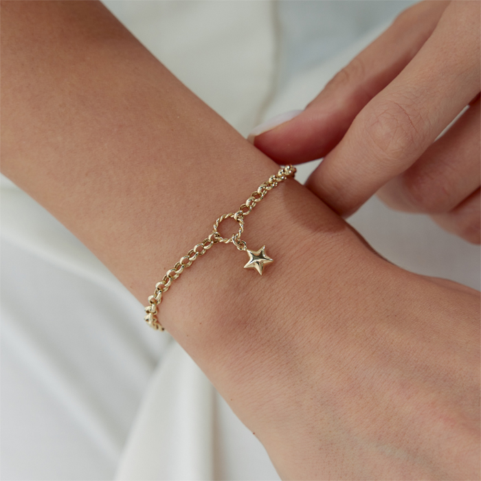 Star Circle Bileklik - Mazal (1)
