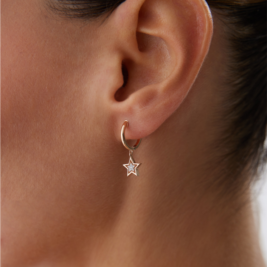 Star Halka Sallantılı Küpe - 2