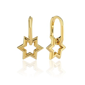 Star Sallantılı Ataç Küpe - 3